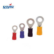 RV Series Vinyl Insulated Single sleeve Cable Lug Terminals Copper Insulated Ring Terminal